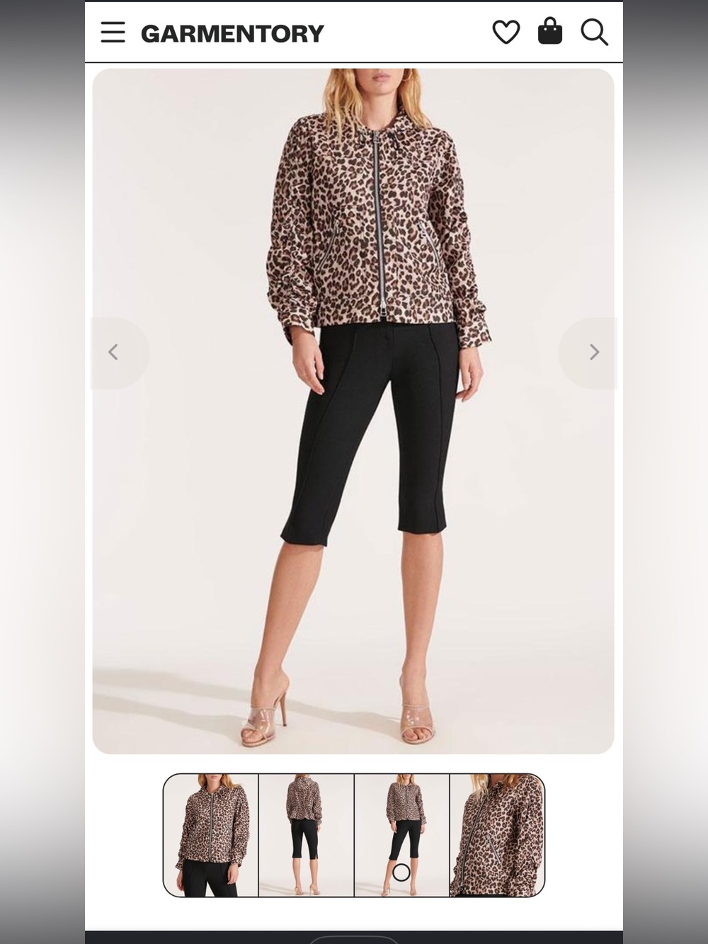 Veronica Beard Leopard-Print Hooded Jacket